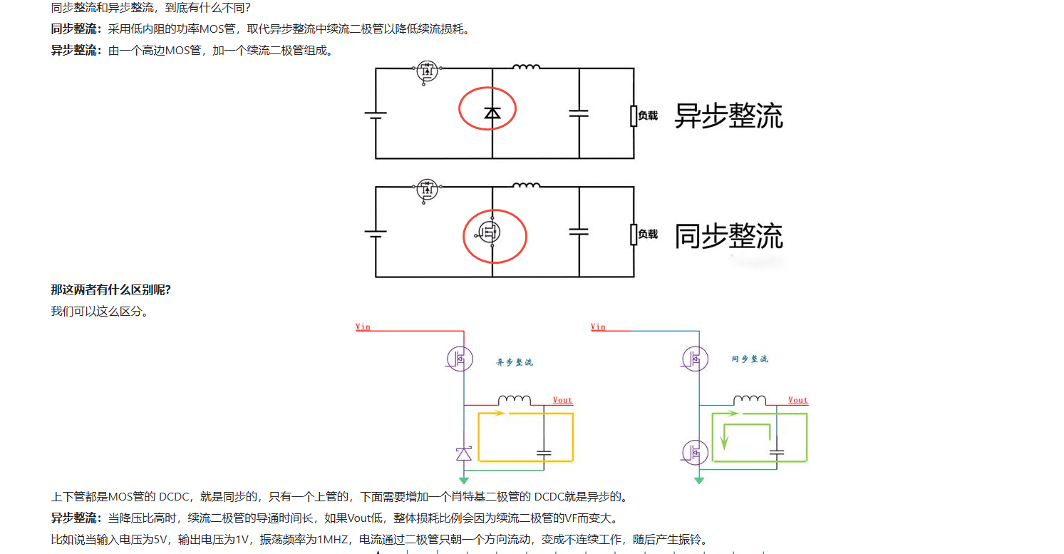 开关电源中，续流二极管和输出整流二极管是不是同一个概念？？.png